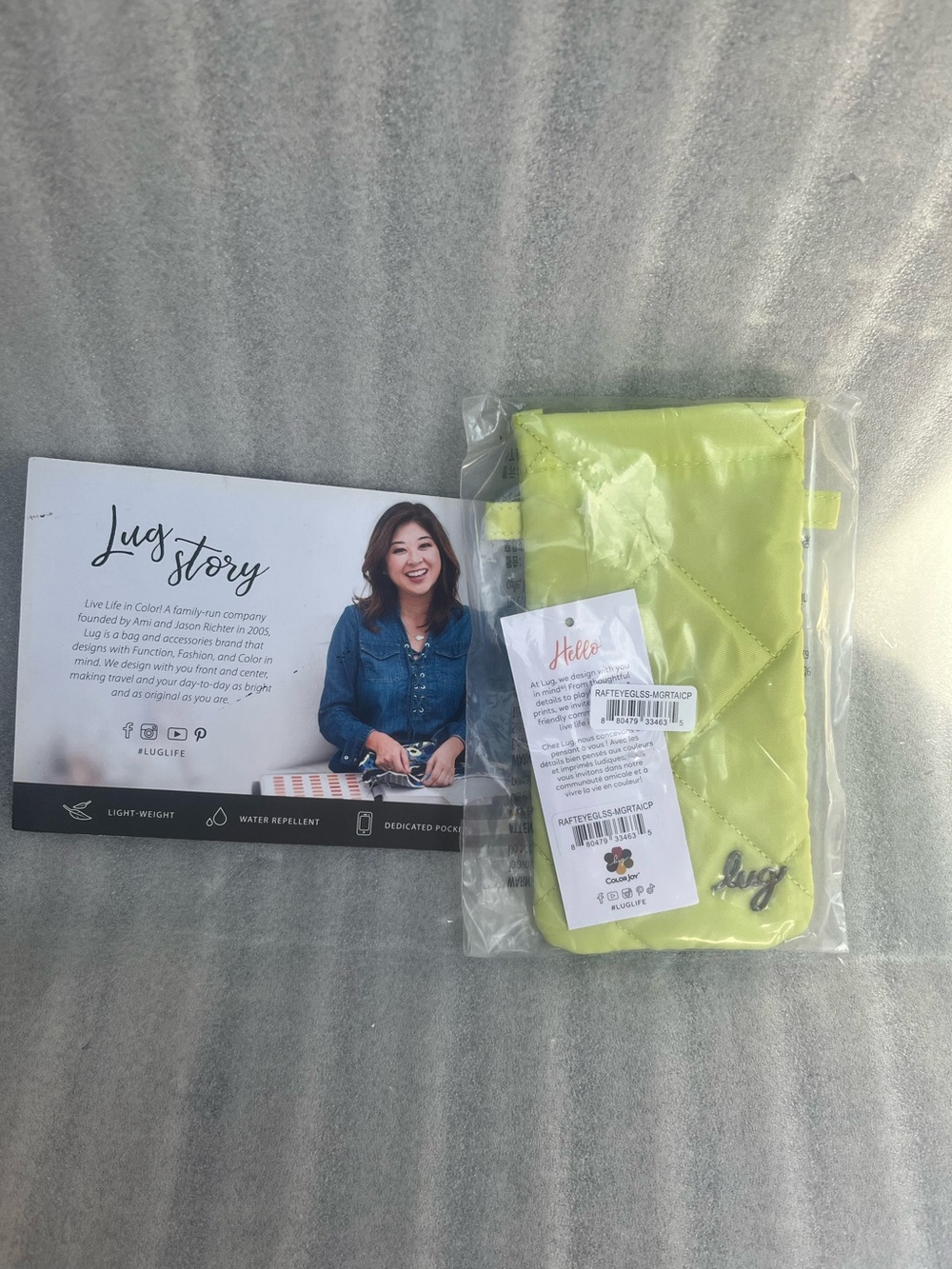 NWT Lug Raft Eyeglass Pouch